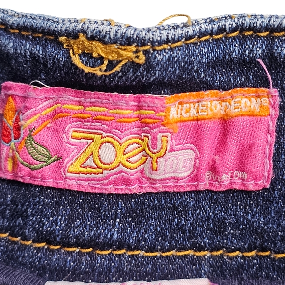 Nickelodeon Zoey 101 Denim Patchwork Mini Skirt euc - Picture 8 of 13